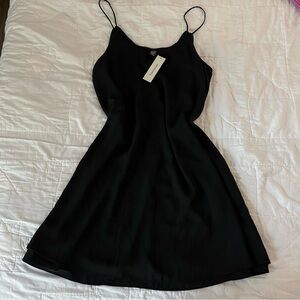 Francesca's Collections Black Mini Dress